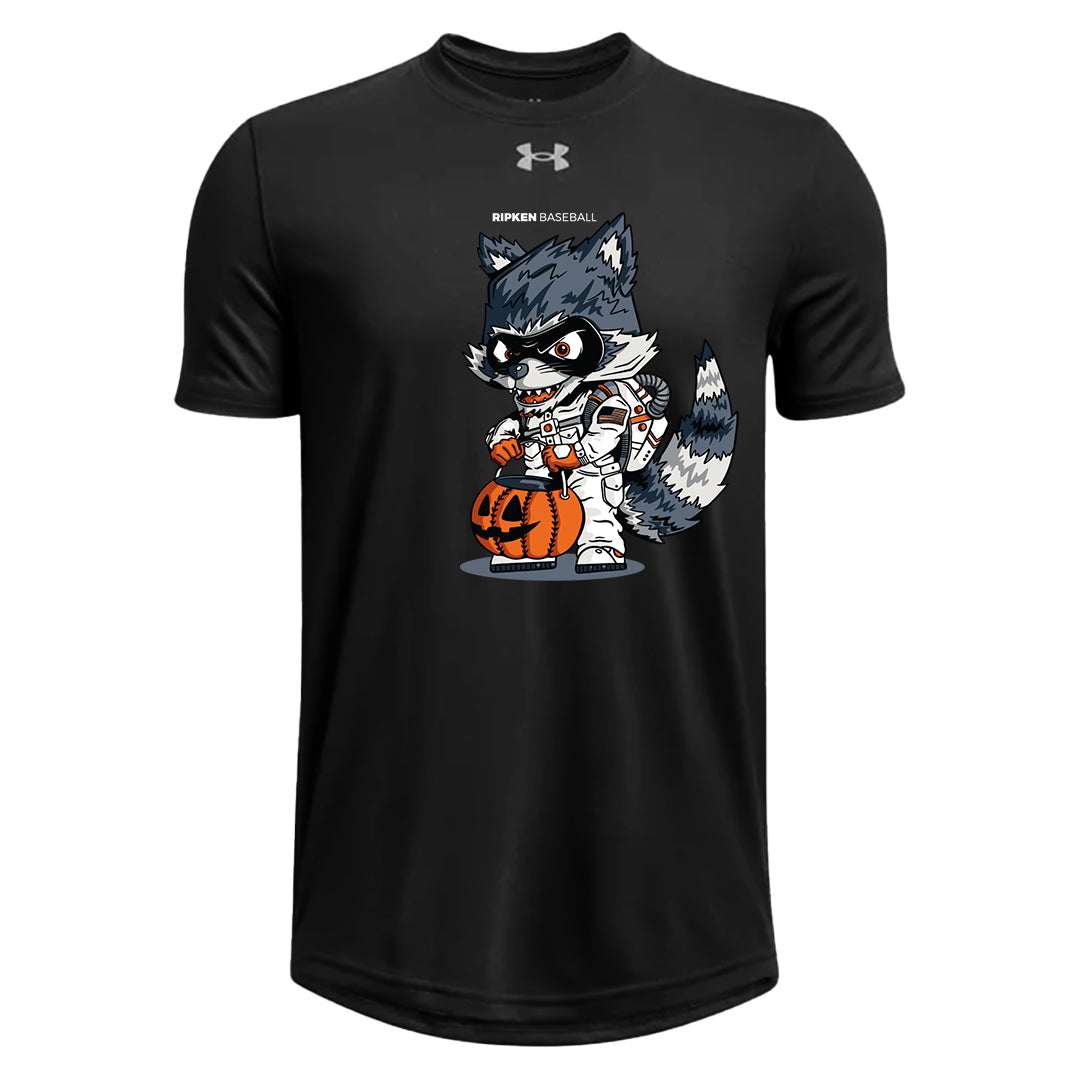 Ripken Baseball Halloween Raccoon Men's Tech Tee