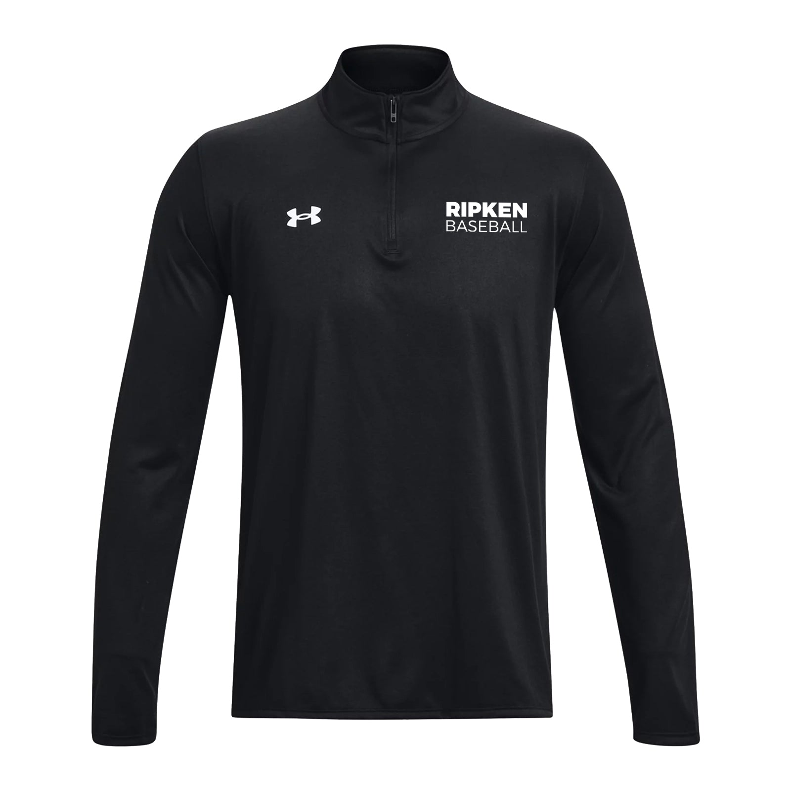 DeMarini Performance Quarter Zip Shirt Mens S Black Gray DeMarini Performance Quarter Zip Shirt Mens S Black Gray
